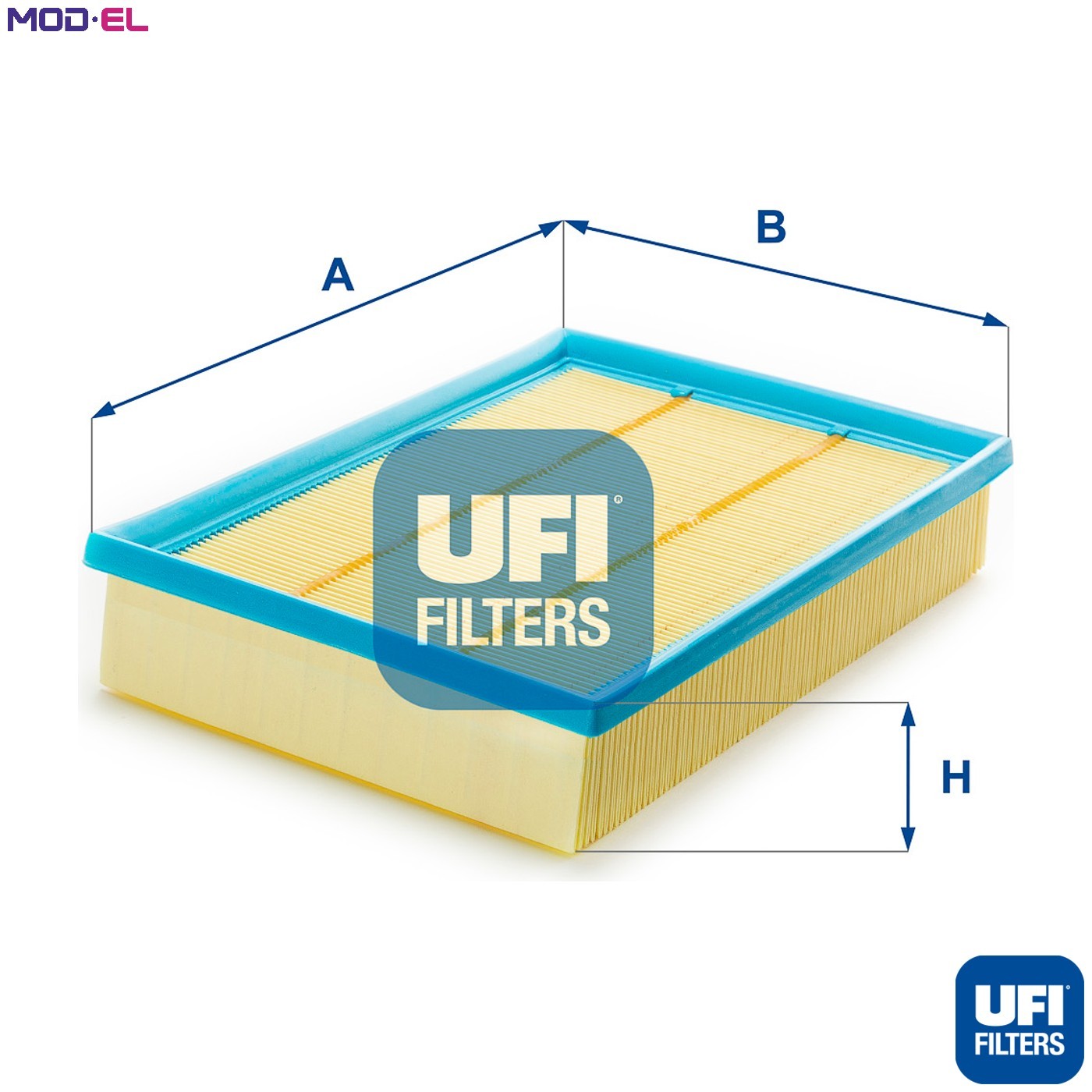 Air filter Filter Insert 30.245.00 UFI for FORD VOLVO - Image 3