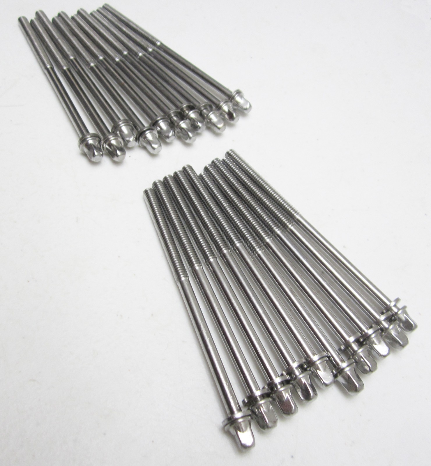 20 Excellent SONOR 100mm BASS DRUM TENSION RODS, 4 1/4" Total Length (100/MM)