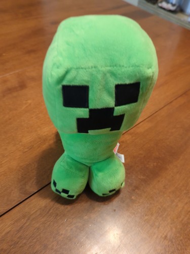 Minecraft 8inch 8” Mattel Plush Creeper Green Stuffed Animal - Picture 5 of 19