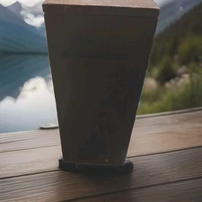 Vintage 1934 Bausch & Lomb Microscope Dovetailed Wood Box Case Beautiful Working