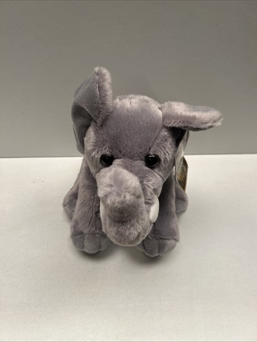 Neu Aurora Destination Nation sitzender Elefant 10 Zoll Stofftier Plüschtier