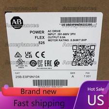 AB 25B-E9P9N104 PowerFlex 525 5.5kW (7.5Hp) AC Drive 25BE9P9N104 US Free Tax