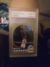 PSA GRADED 8-Michael Jordan 1990 Hoops All-Star PSA 8 NM-MT 