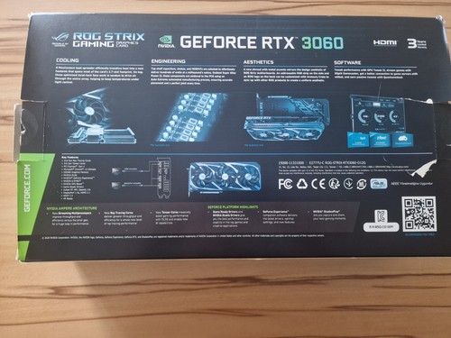 RTX 3060 12 Go Rog Strix Edition DDR6 - Photo 3/14