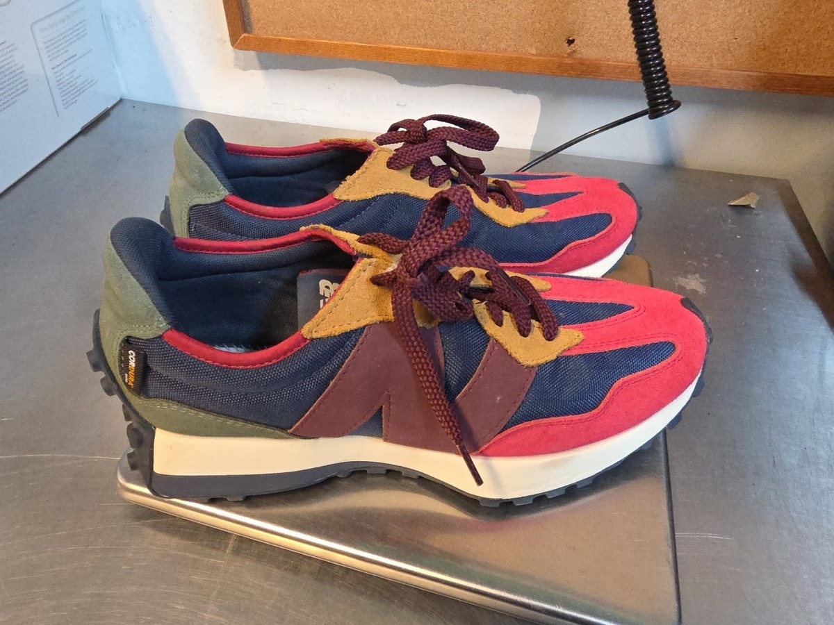 クリスマスSALE シュウ New Balance 327 Cordura Red Men Size 10.5 MS327FW1 Burgundy Navy