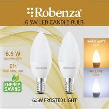 6.5W=50W LED Candle Light Bulb SES E14 Warm White/Day Long Life Chandelier Lamp