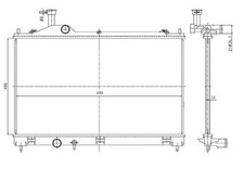 Radiateur Mitsubishi OUTLANDER