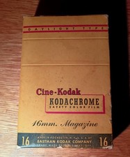 1952 EXPIRED Unused Cine-Kodak Kodachrome 16mm Color Movie Film