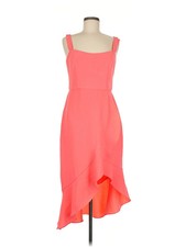 Xscape Women Orange Cocktail Dress 8