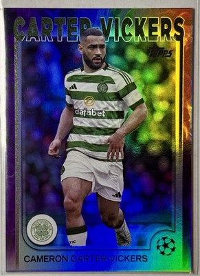 Cameron Carter-Vickers Celtic Fc /299 Purple Inferno 2024/25 Topps UCC Flagship 