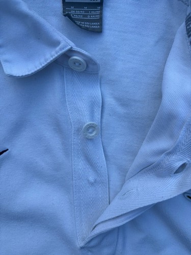 England Rugby Shirt Medium O2 Nike Vintage - Picture 5 of 7