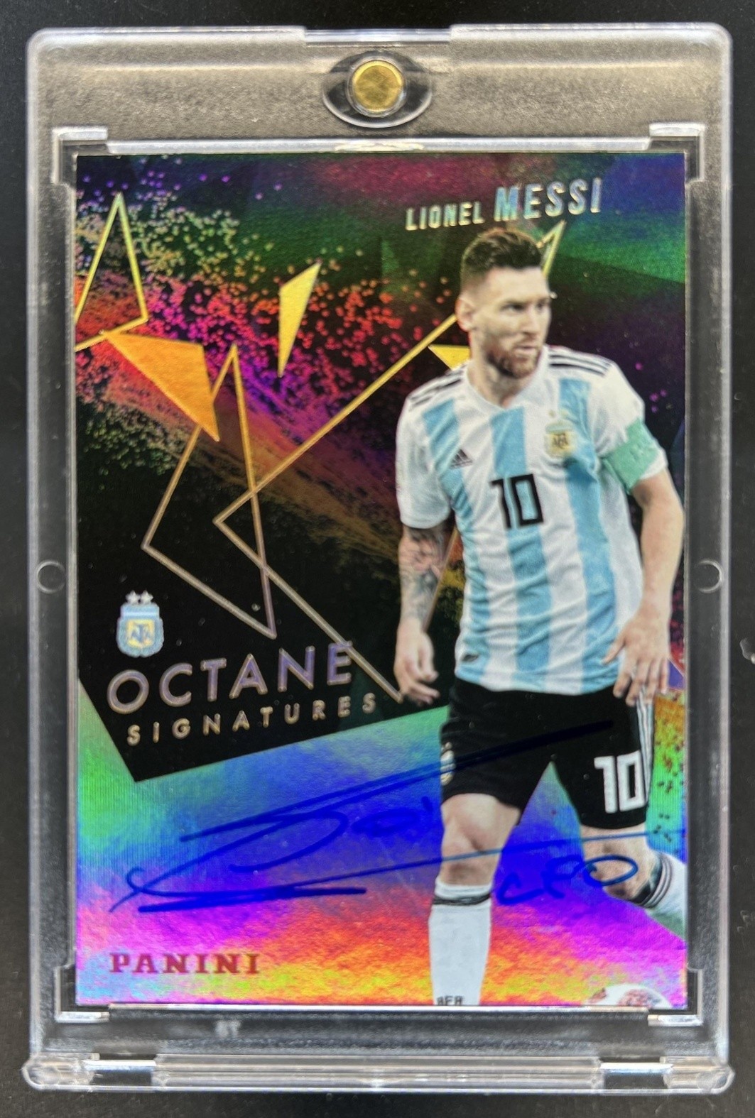2021 Panini Immaculate Lionel Messi Octane Signatures Auto Autograph #OS-LM