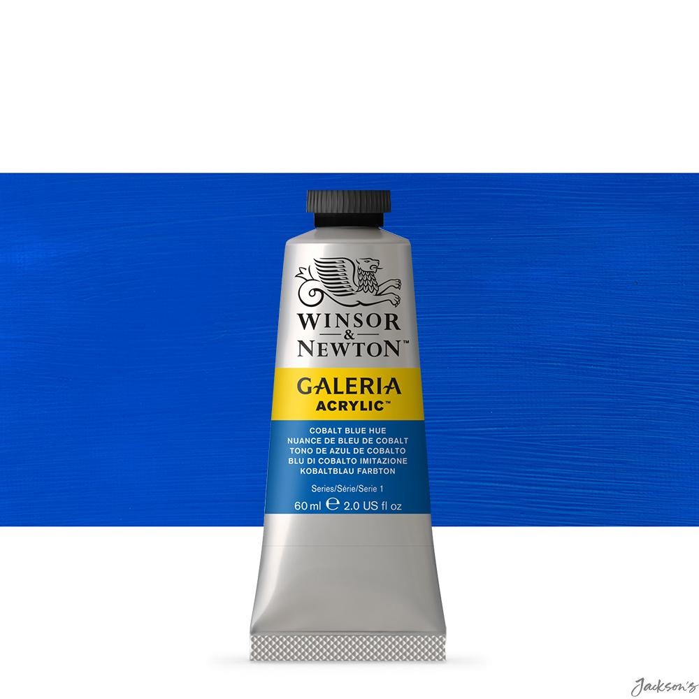 Winsor & Newton Galeria Acrylic Paint Tube 60ml Cobalt Blue Hue For Artists