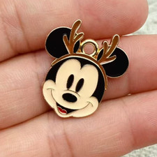 Lot Cartoon Christmas Mickey Pendant DIY bracelet Necklace Jewelry Making