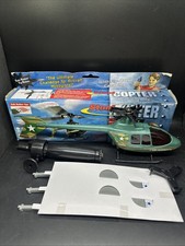 Vintage Stunt Copter Fly-Back Toy Helicopter • Pull-Cord Launcher • No Batteries