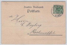 Deutsches Reich Krone-Adler Firmenpostkarte BREMER Rolandm&uuml;hle 1899 257