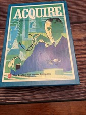1976 Acquire Avalon Hill Leisure Time Game High Adventure High Finance Very Good