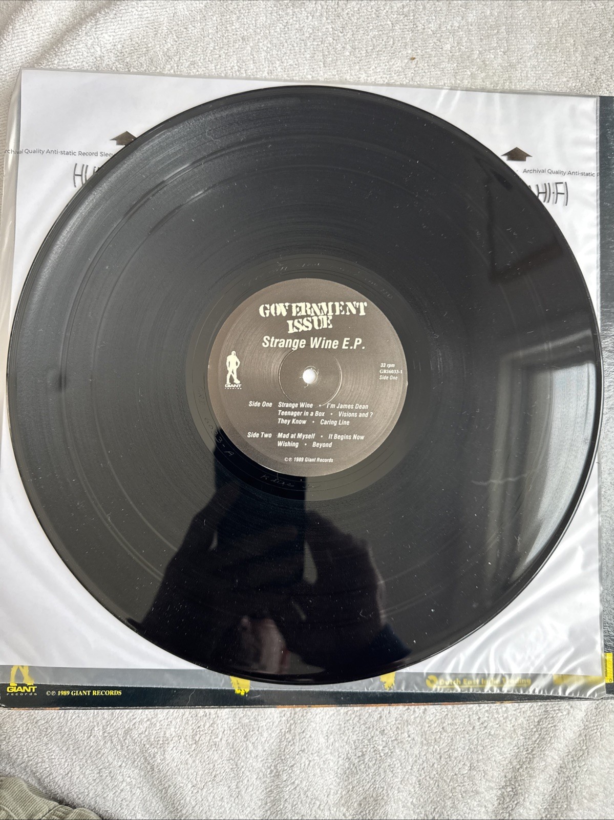 Government Issue Strange Wine vinyl Album Near Mint!
