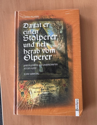 Berenkamp Claudia Paganini: Da tat er einen Stolperer  Gebunden, Alpen