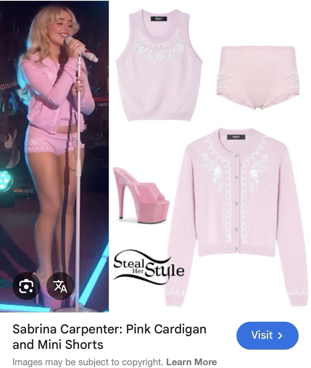 Versace — Versace Pink separates sold as set set make offer