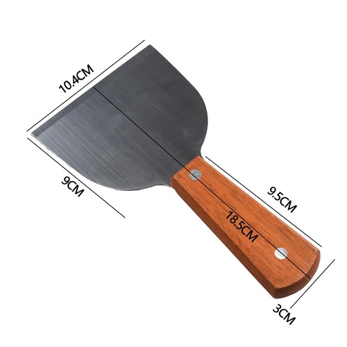 1x BBQ Edelstahl Spachtel Kochen Schaufel Pizza Kuchen Kuchen Pie Stielspachtel - Bild 5 von 12