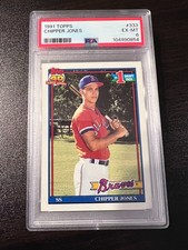PSA Chipper Jones 95 Card Lot Atlanta Braves HOF Legend All Star Rookie RC RARE
