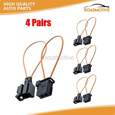 For MERCEDES BMW MOST fiber optic loop bypass Male & Female kit adapter 4Sets US
