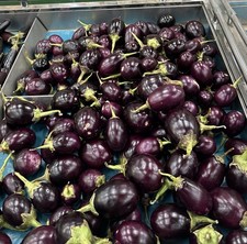 Premium Fresh farm Organic Aubergine (Baingan) 1 Kg Free Delivery In UK best 16.14 per kilo