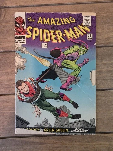 Amazing Spider-Man 39 1966 GD  Green Goblin 1st John Romita Art In Title