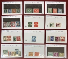 Germany, 1924-1957, Lot of Mint N.H. on 102 Cards, Total Scott Value: $656.00