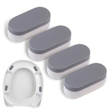 Universal Toilet Seat Bumpers, Suitable for Bidet Kits, 4 Pack Toilet Seat