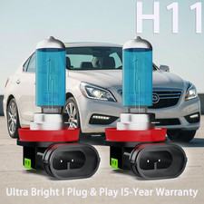 2x H8h9h11 Halogen Headlight Bulbs Highlow Beam 6000k Super Bright White 100w 2x H8h9h11 Halogen Headlight Bulbs Highlow Beam 6000k Super Bright White 100w