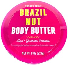 Trader Joe  s Brazil Nut Body Butter 8oz Moisturizing Cream NEW