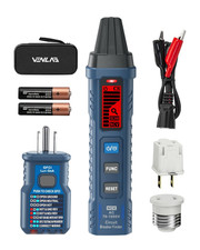 Circuit Breaker Finder with LCD Display, GFCI Outlet Tester, 90-130V Electrical