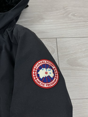 Canada Goose Black Womens Long Down Parka Jacket Size XS - Picture 7 of 21