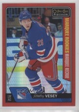 2016 O-Pee-Chee Platinum Marquee Rookies Red Prism 125/199 Jimmy Vesey #190 b8c