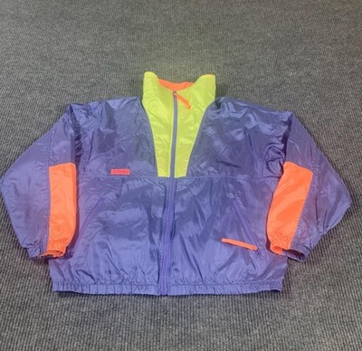 VTG Columbia Jacket Womens Extra Large Blue Nylon Removable Liner Bugaboo Hiking