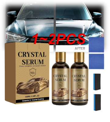 Ceramic Car Coating Kit - Crystal Serum,100ML Advanced Ceramic Coating for Cars