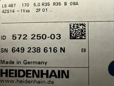 HEIDENHAIN LS 487 170 5 m linear scale ID 344837-01 ID 572250-03 new in box