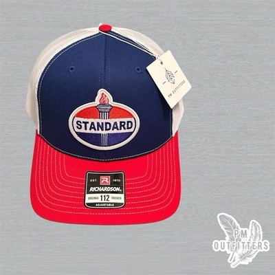 Retro Vintage Standard Oil Gas Richardson 112 Red White Blue  display picture 1
