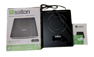 Salton Portable Induction Cooktop  LED Display Cooker Model No. ID2066