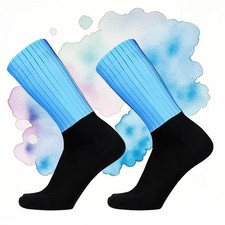 Anti Team Silicone Socks Slip New Cycling Socks Pro Men Bike Sport Running