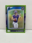 2024 Panini Donruss Optic JJ McCarthy Rated Rookie Lime Green /50 SSP