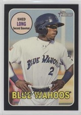 2018 Topps Heritage Minor League Edition Black 42/50 Shed Long #31 3j2