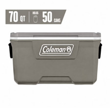 Classic 70 QT Hard-Sided Ice Chest Cooler, Silver Ash