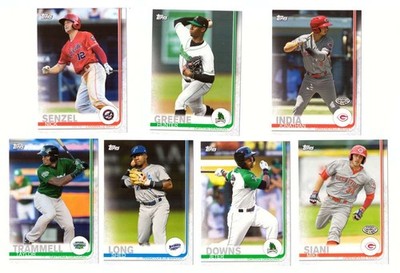 2019 Topps Pro Debut - Cincinnati Reds - 7 Card Team Set