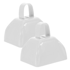 2 Pcs Cowbell: Metal Cheering Bells - Cow Bells for Sporting Events Football