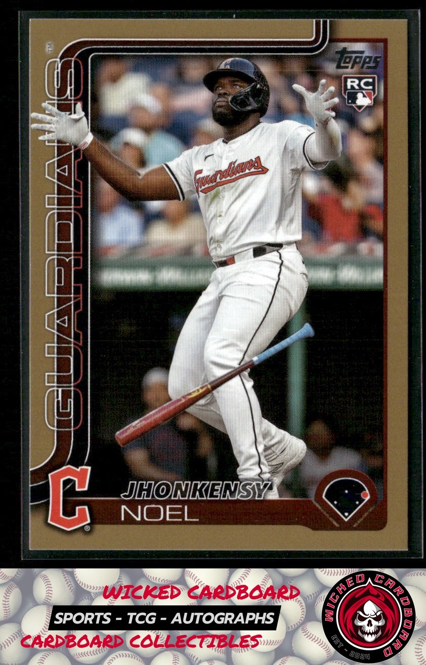 Jhonkensy Noel 2025 Topps Gold #24 /2024 Cleveland Guardians