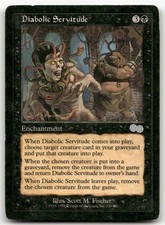 Diabolic Servitude #130 (MP) Urza's Saga USG Magic MTG