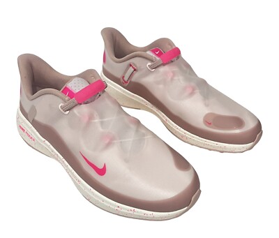 Nike Women's React Ace Tour “Pink” Spikeless Golf Shoes Size 10